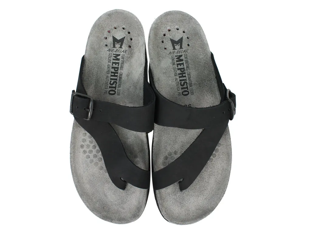 Mephisto Sandals Helen Black Sunshine Walk