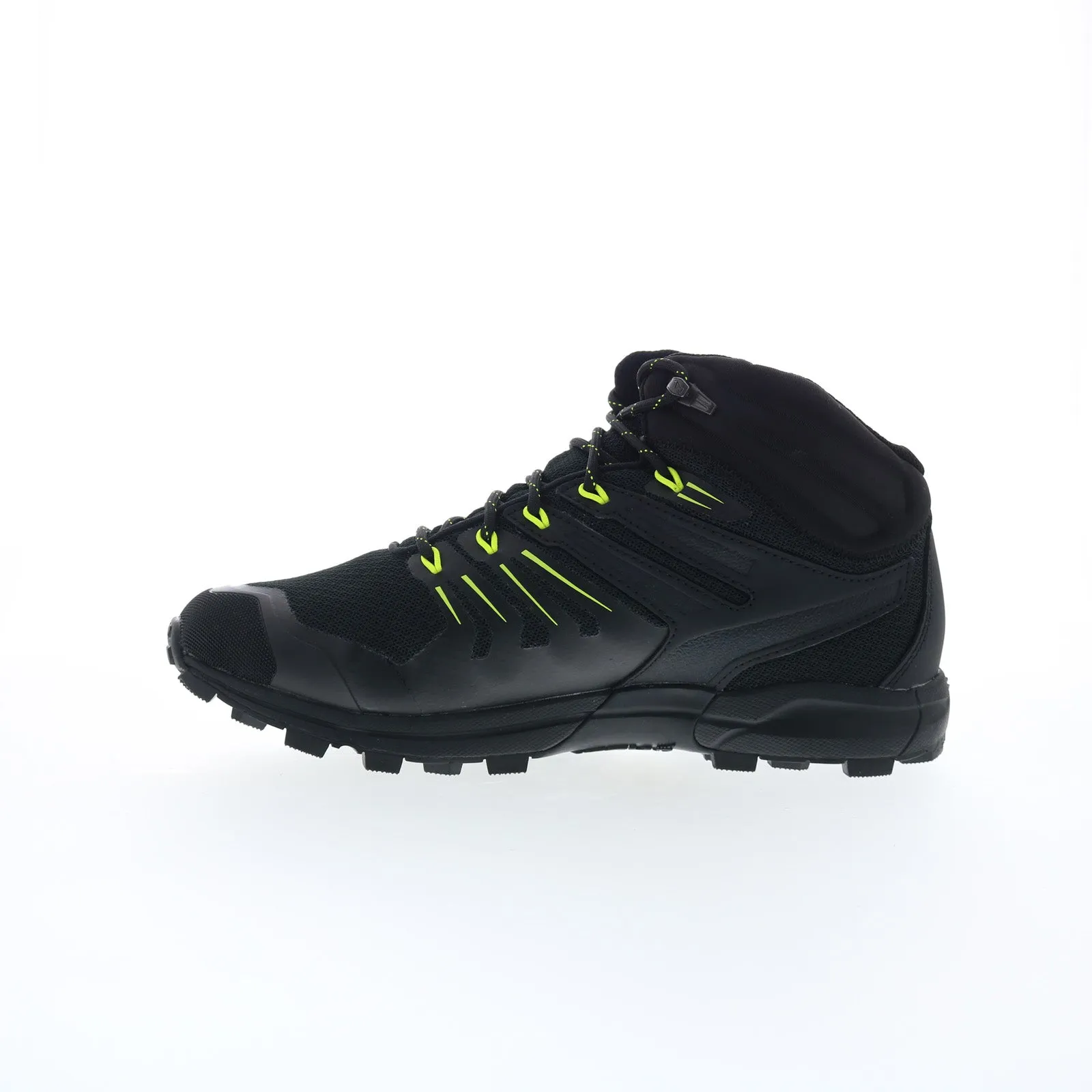 Comfortable Boots Inov-8 Roclite G 345 GTX V2 001071-BKLM Mens Black Synthetic Hiking Boots