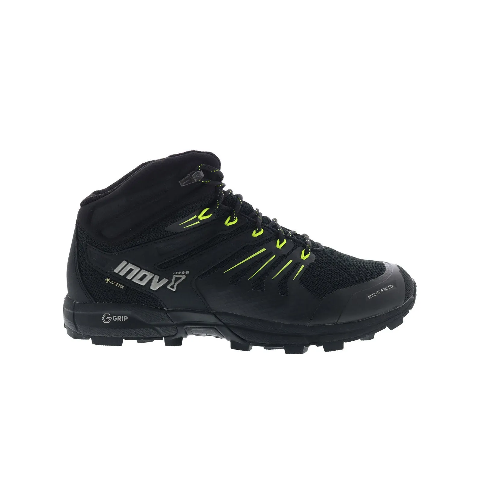 Classic Fit Cool Look Inov-8 Roclite G 345 GTX V2 001071-BKLM Mens Black Synthetic Hiking Boots