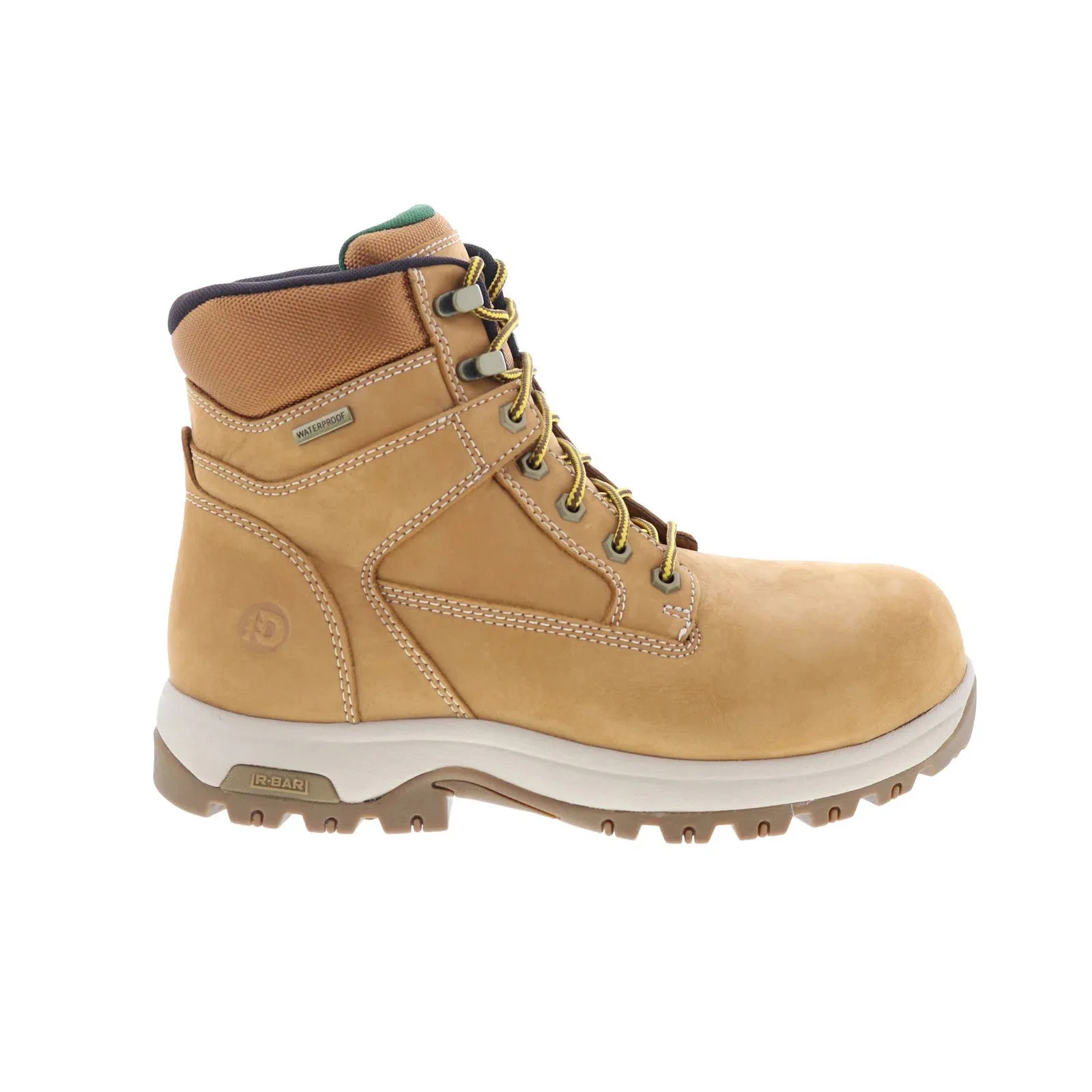 Dunham 8000 Works Safety 6 In Waterproof Mens Brown Extra Wide 4E Work Boots hiking adventure Breathable Upper