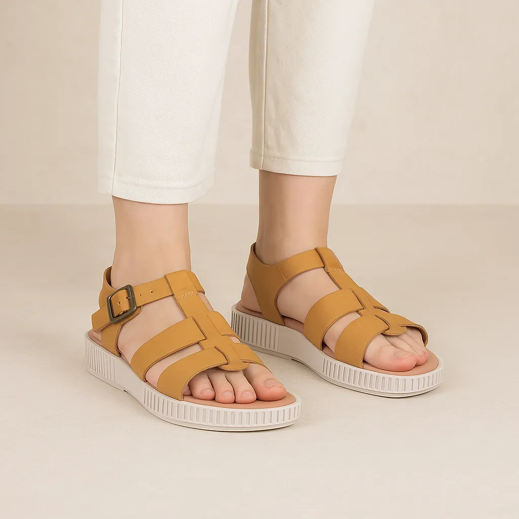 Comfortable Slip-Ons Tailored Fit DJANGO & JULIETTE ITALA DK TAN ALMOND SOLE