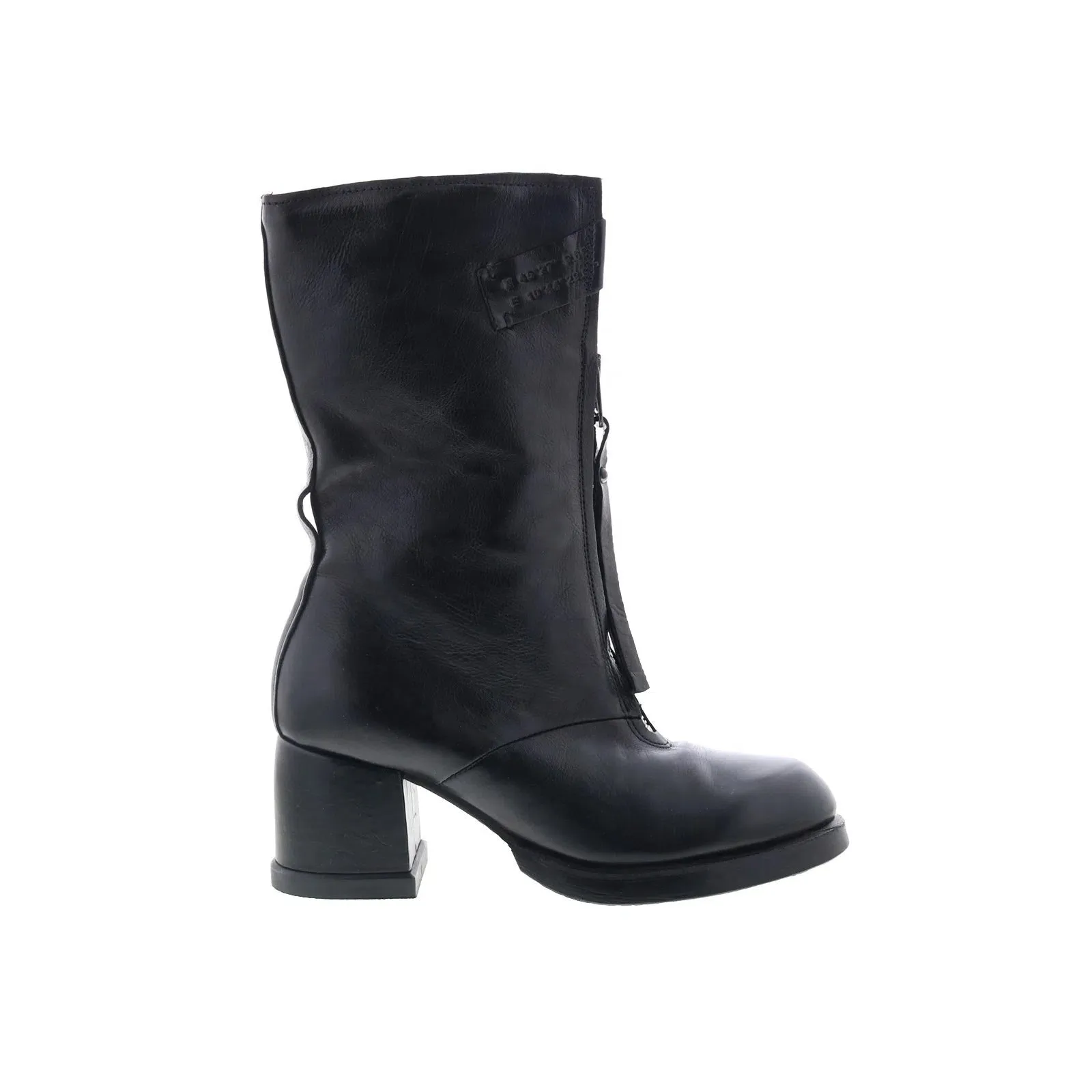 Vintage Style Outdoor Explore A.S. 98 Ansel Womens Black Leather Zipper Casual Dress Boots