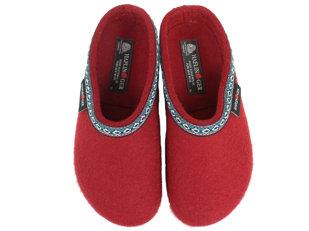 Haflinger Clogs Grizzly Franzl Rubin Court Fast