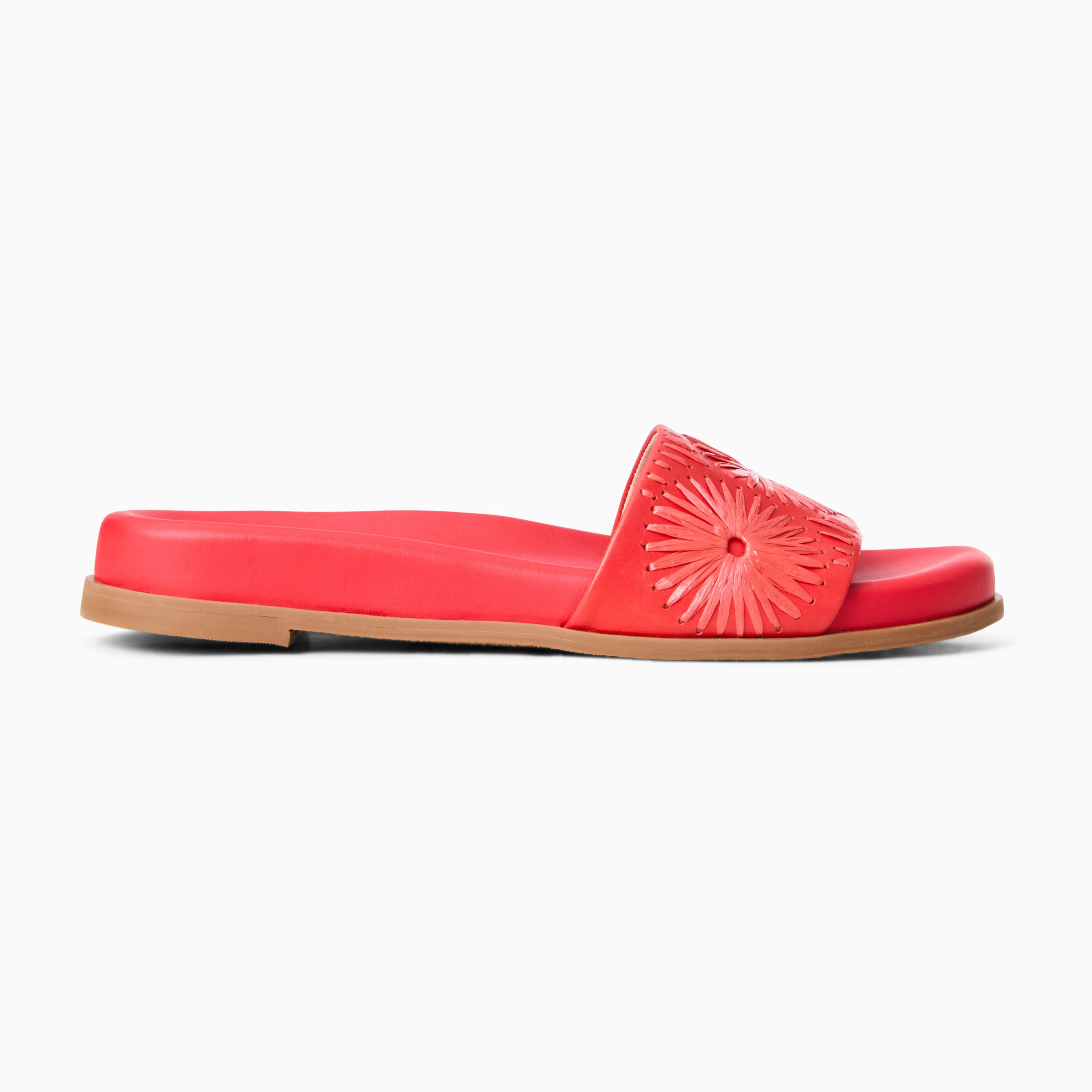 Breathable Upper Somerset Leather Comfort Slide