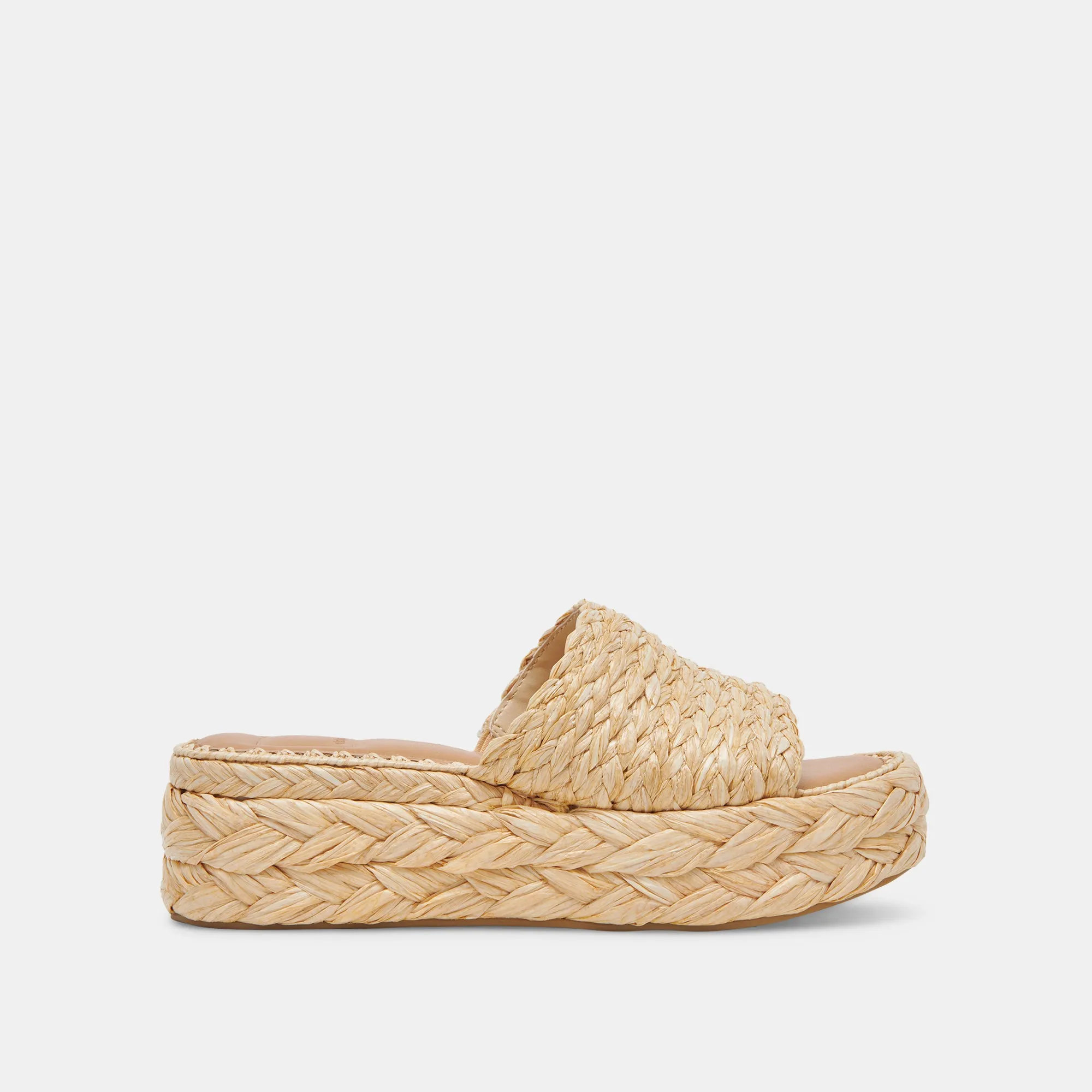 Casual Step CHAVI SANDALS LT NATURAL RAFFIA