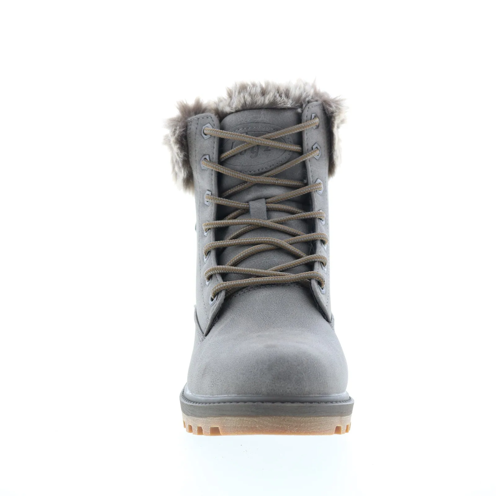 Lugz Empire HI Fur WEMPHFD-0428 Womens Gray Synthetic Casual Dress Boots Daily Essentials