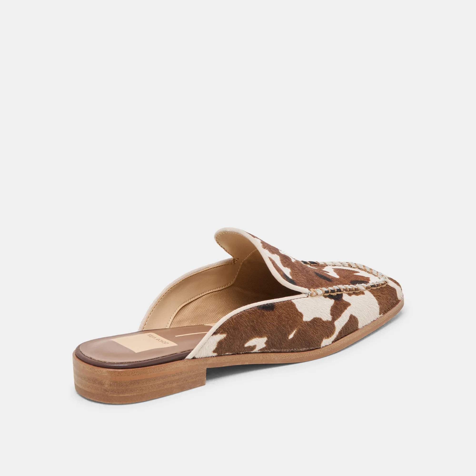 BRADLY FLATS COCOA TAURUS CALF HAIR Sky Light