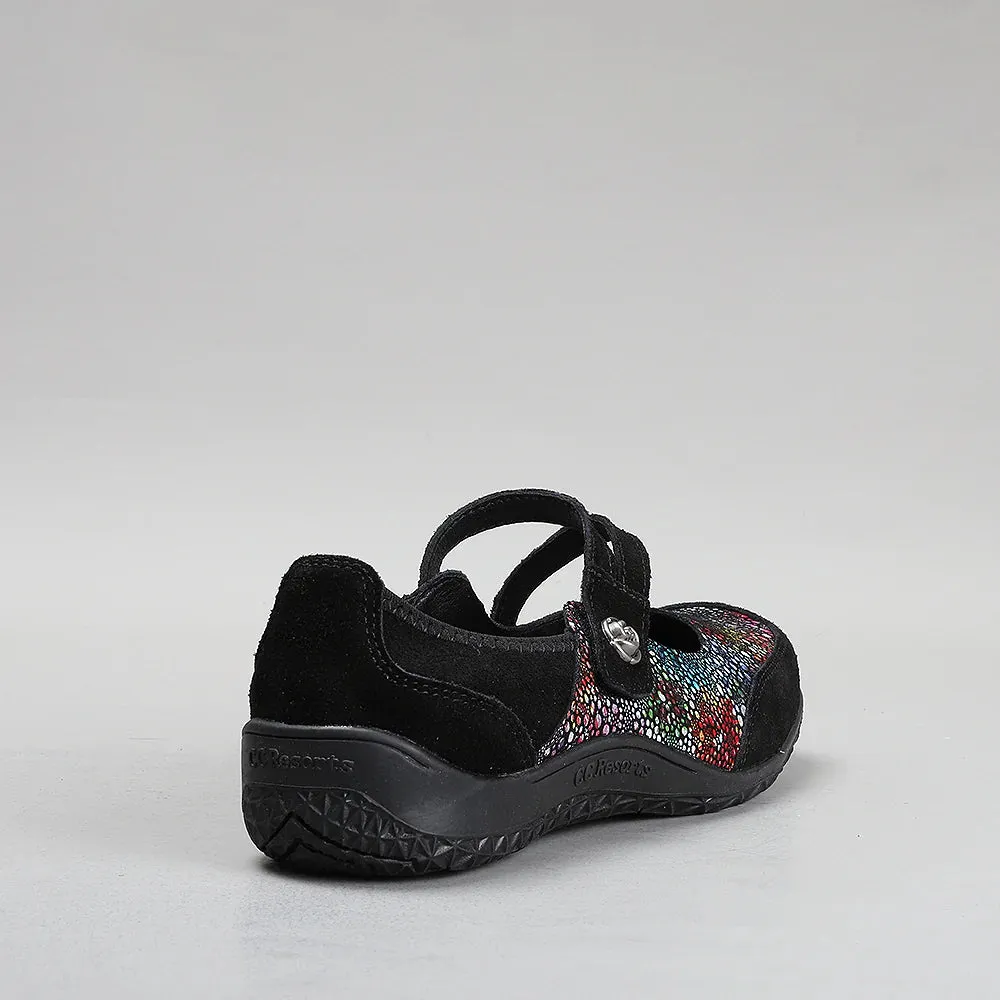 Daily Walk Art Mood CC RESORTS JASMYN BLACK FLORAL