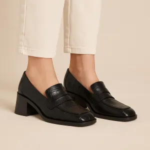 Modern Comfort Trendy Casual Shoes DJANGO & JULIETTE ELAGENT BLACK CROC