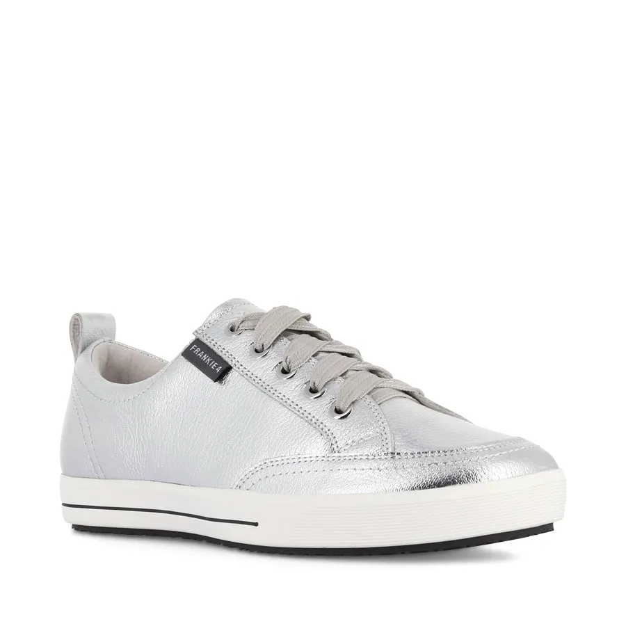 Upgraded cushioning Optimal Flexibility ELLIE V - SILVER TUMBLED LEATHER