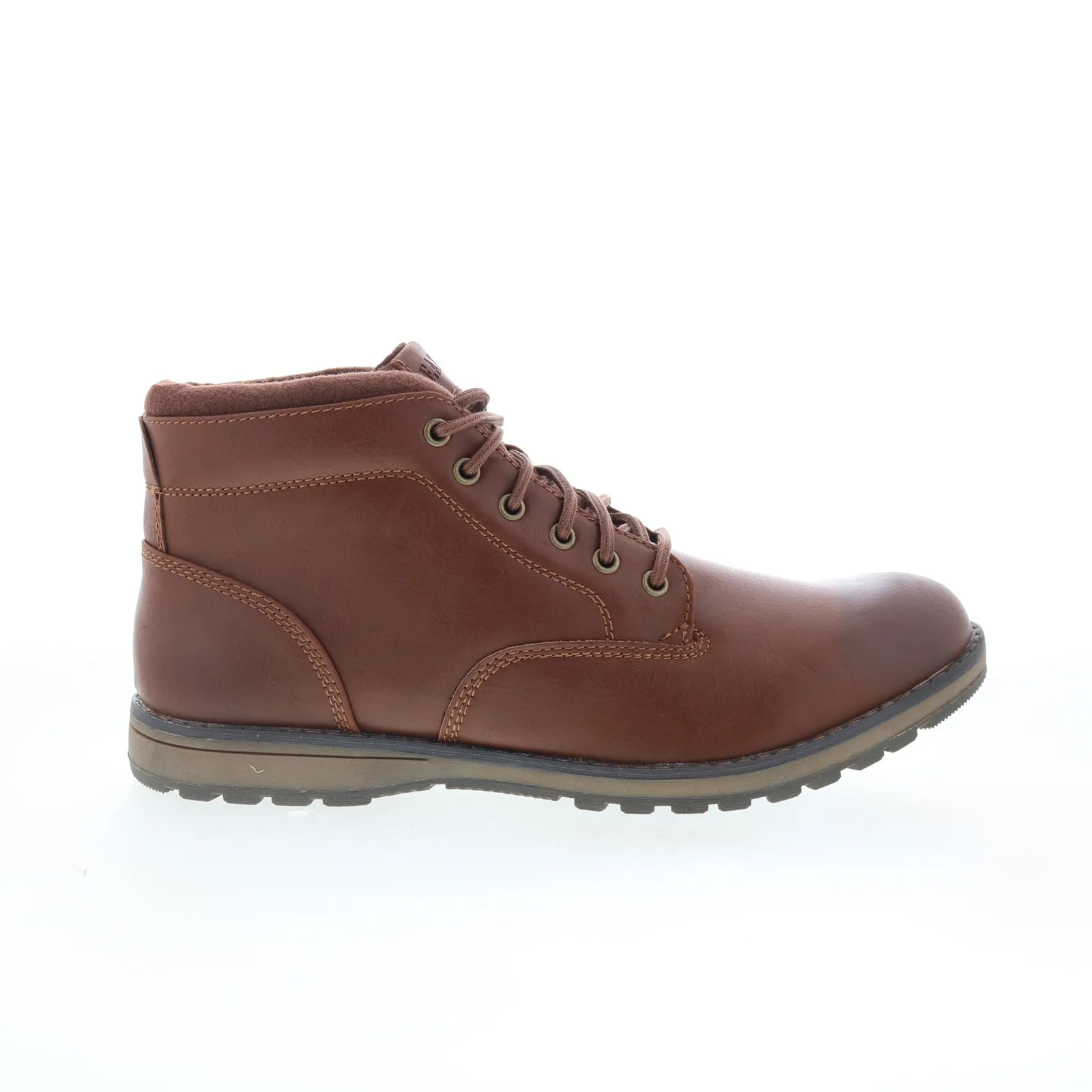 Eastland Finn 7388-04D Mens Brown Synthetic Lace Up Casual Dress Boots Anti-Friction
