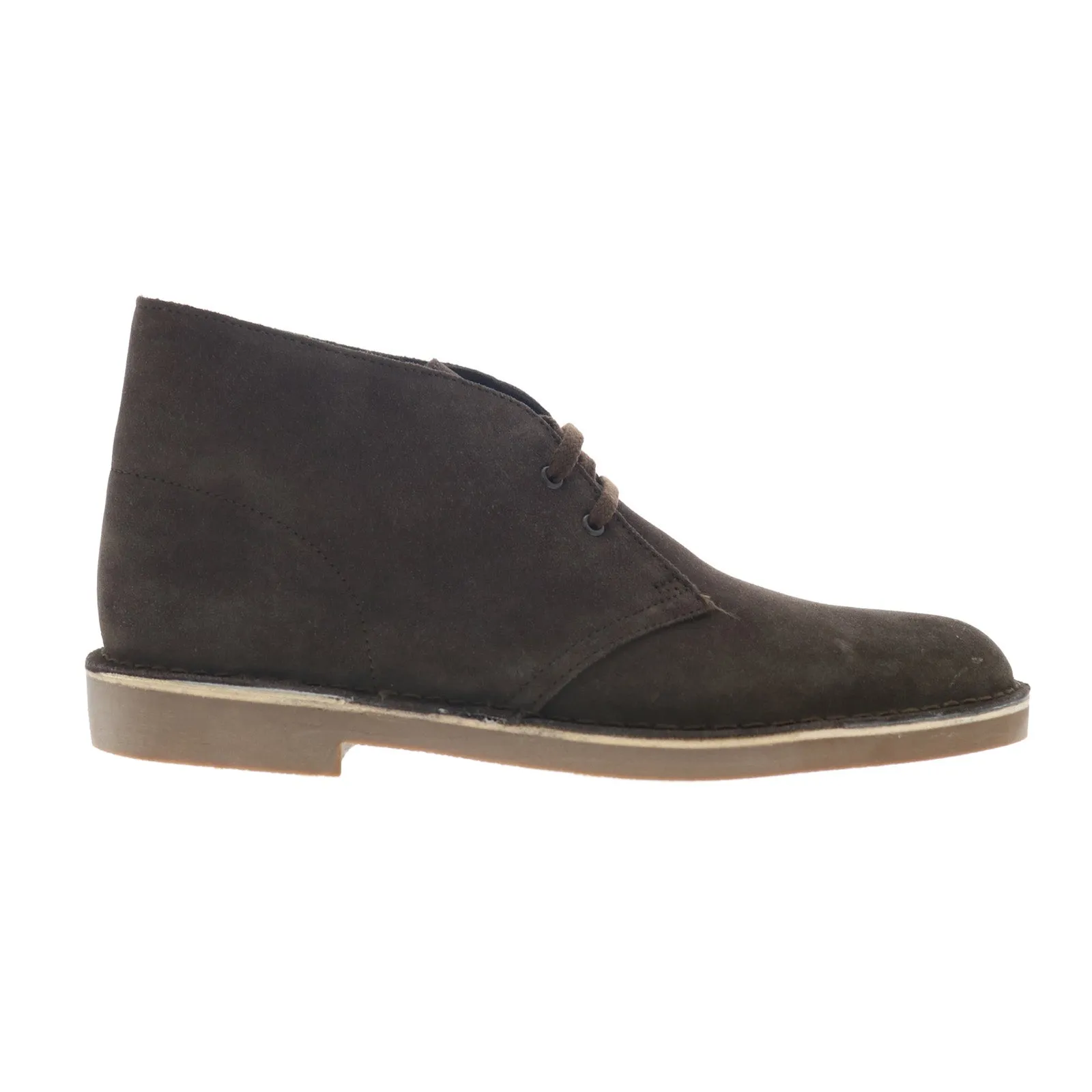 Clarks Bushacre 2 26139026 Mens Brown Suede Lace Up Chukkas Boots Soft Material
