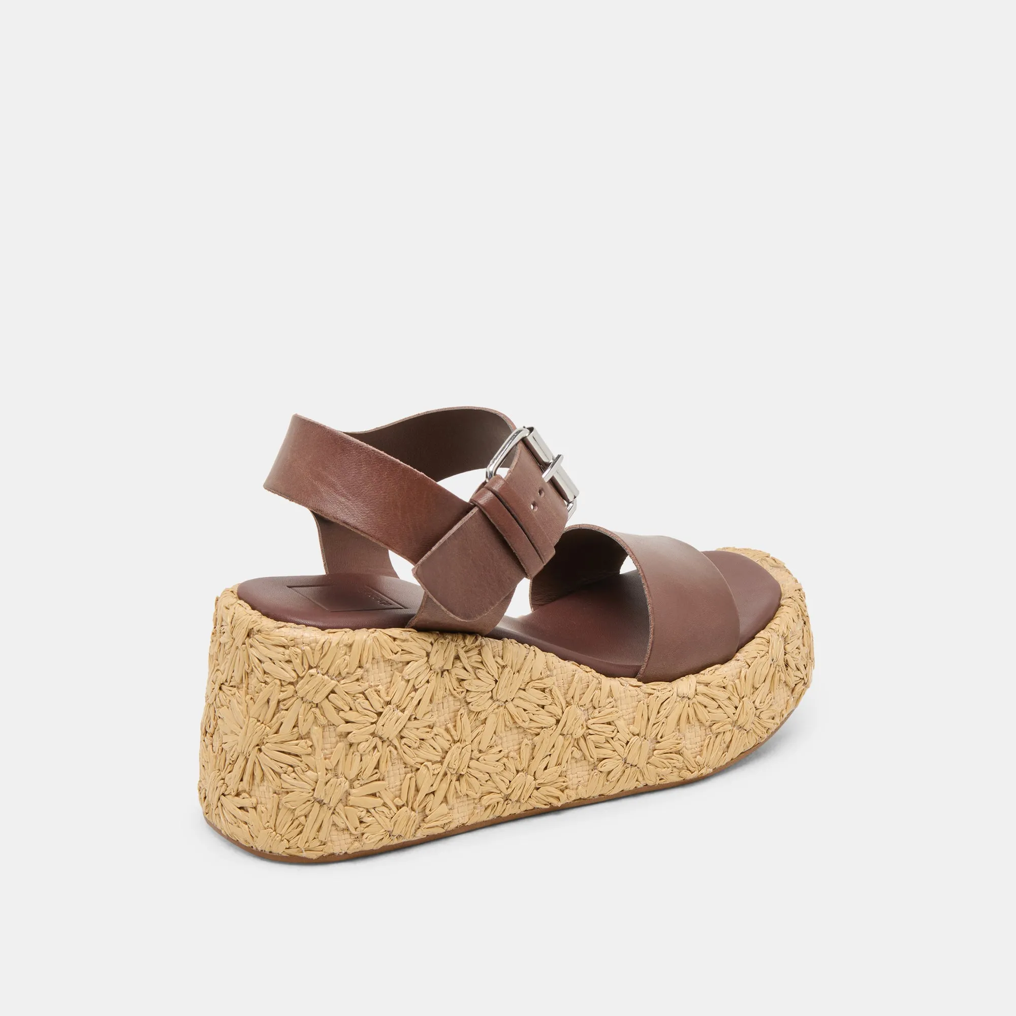 AURI WEDGES DK BROWN LEATHER Foot Freedom