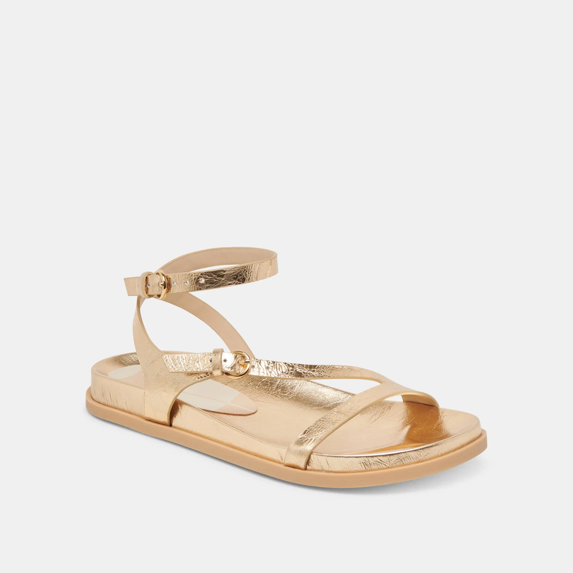 Windy day DARLIS SANDALS GOLD DISTRESSED LEATHER