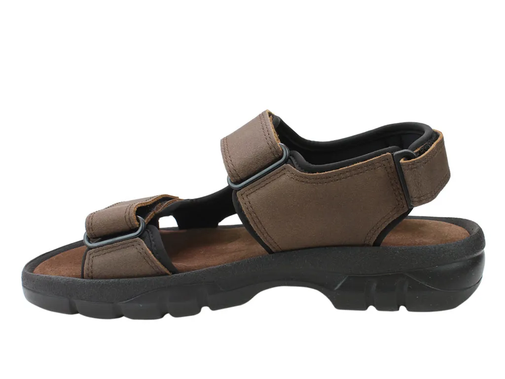Summer Vibes Durable Strap OmaKing Lauri Classic leather sandals Brown