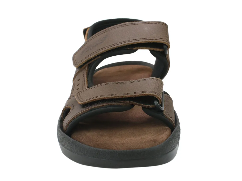 Outdoor Comfort Shoes OmaKing Lauri Classic leather sandals Brown