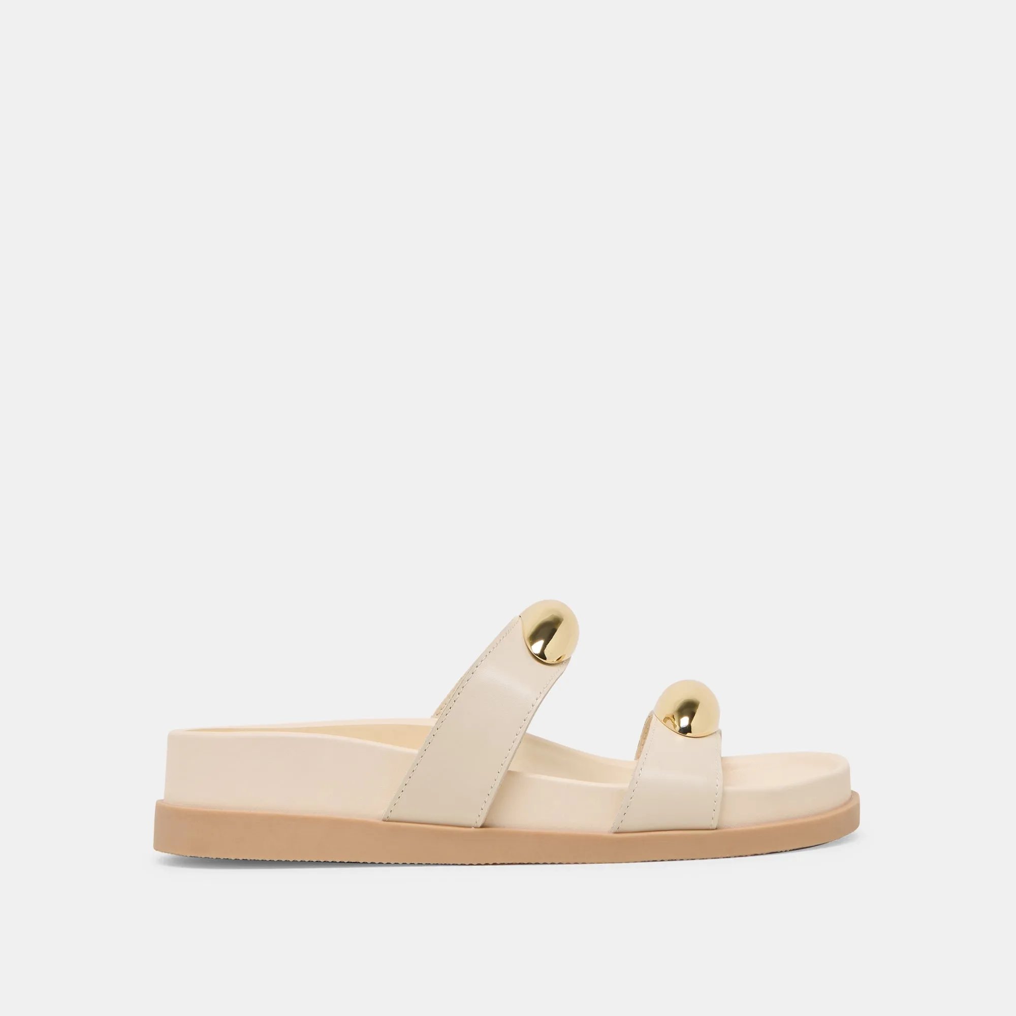 Flexible Layers SATINE SANDALS BONE LEATHER