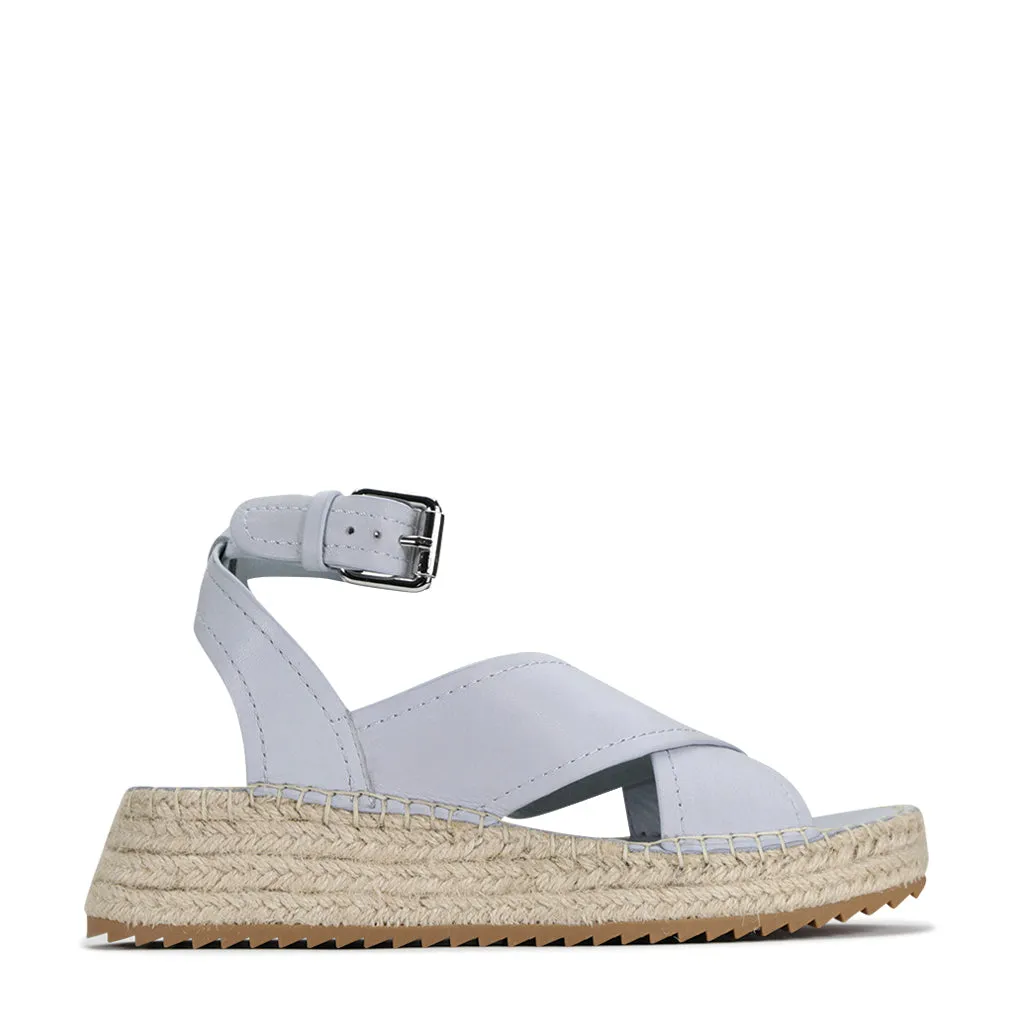 Dynamic piece Larax Leather Espadrilles Dusk