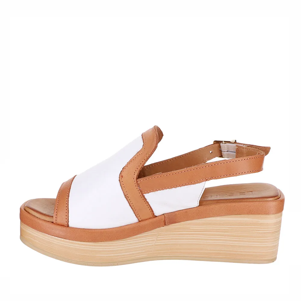 LE SANSA TROZAN WHITE TAN Formal Look insole - type