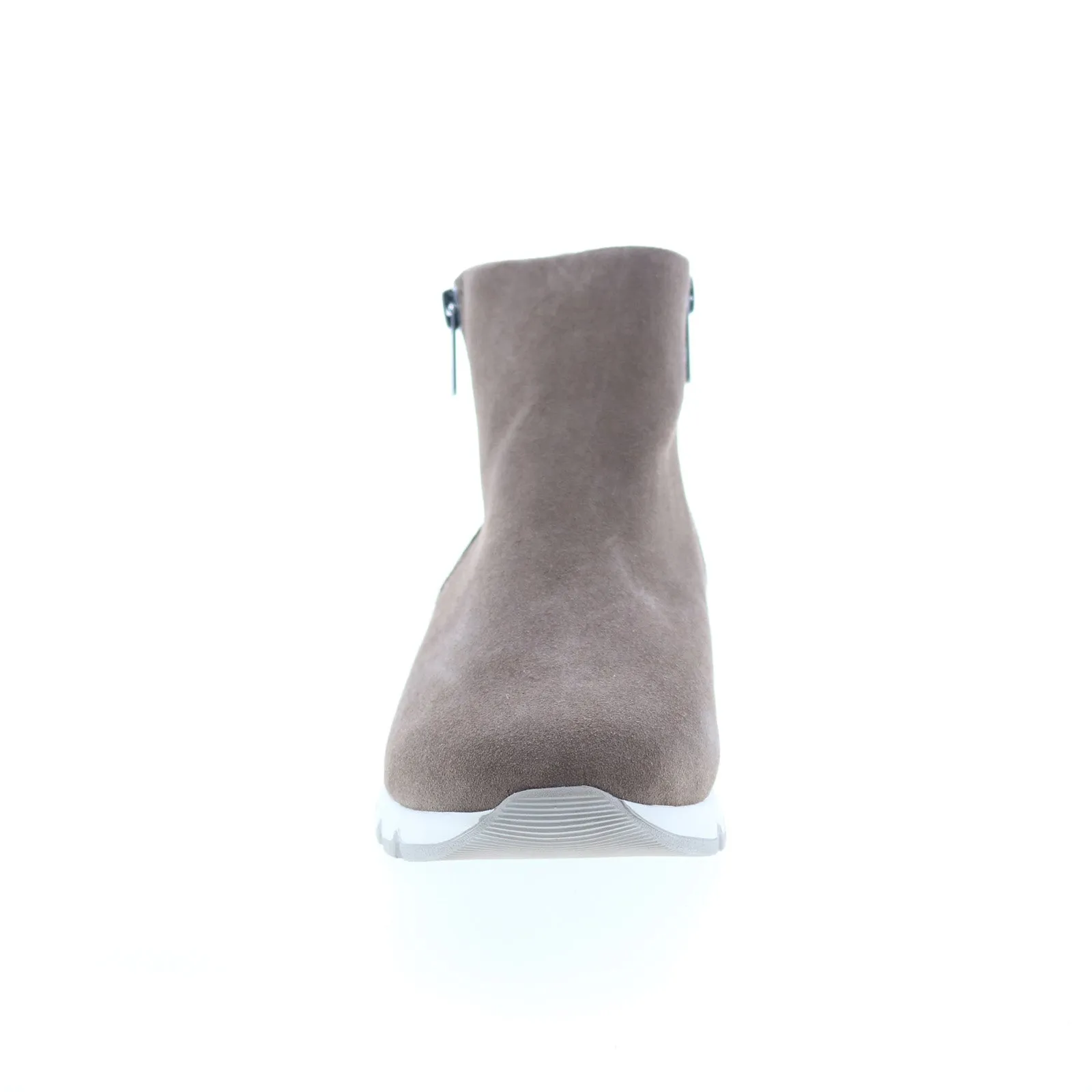 Energy return Weekend Trek Easy Spirit Ives SEIVES Womens Brown Wide Suede Zipper Casual Dress Boots