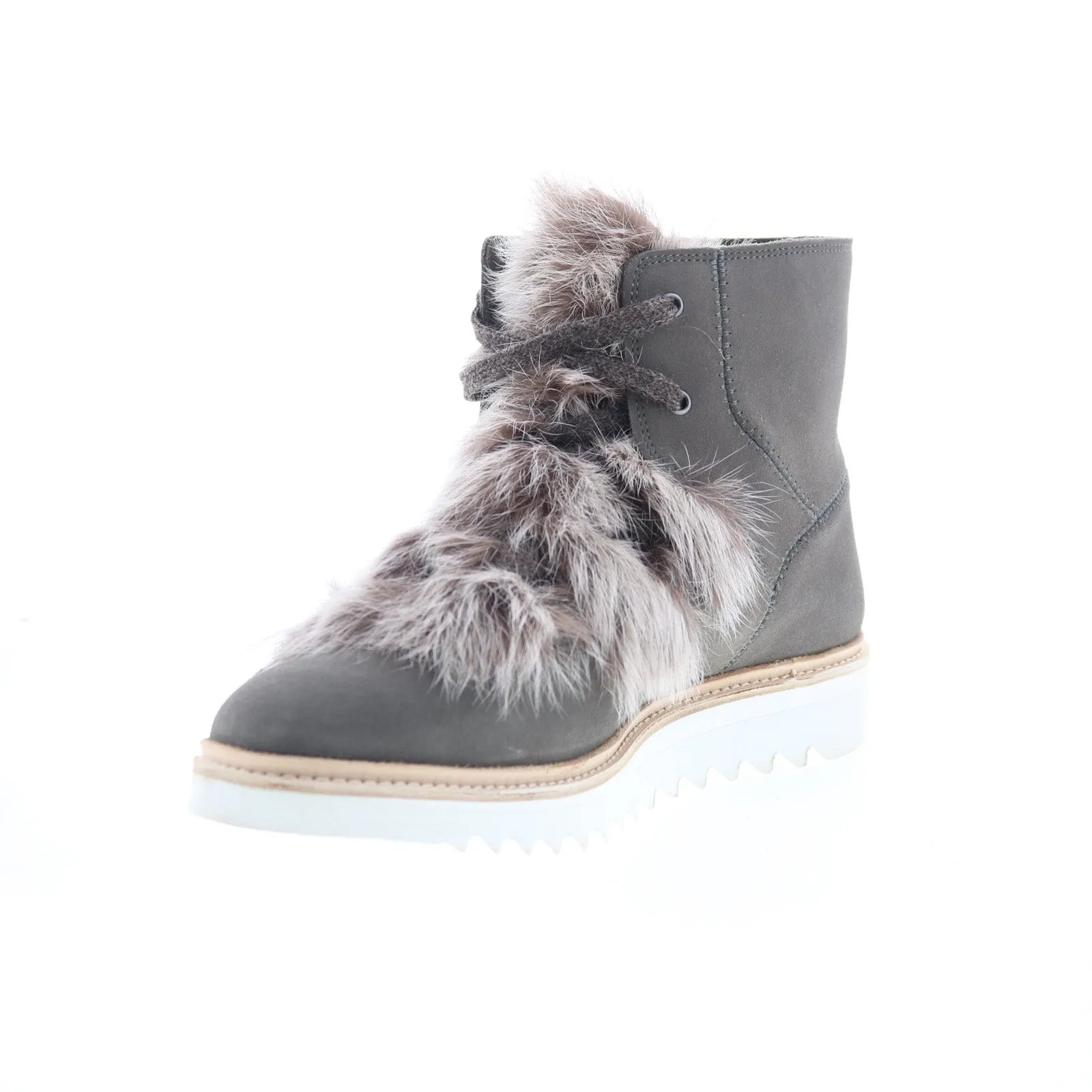 Johnston & Murphy Dayln 78-51966 Womens Gray Suede Casual Dress Boots Trail Support