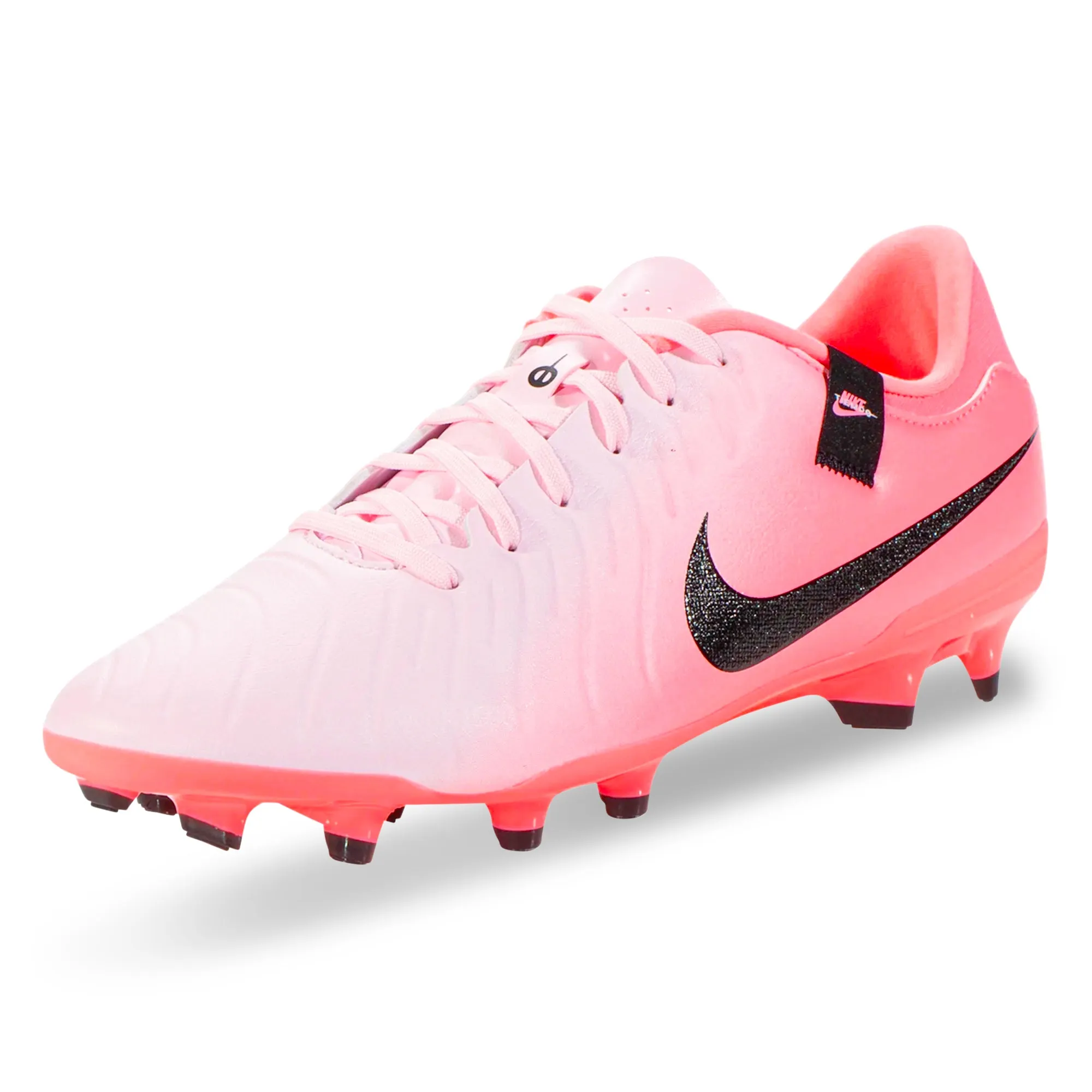 Spatial Awareness Nike Legend 10 Academy FG/MG Soccer Cleats (Pink Foam/Black)