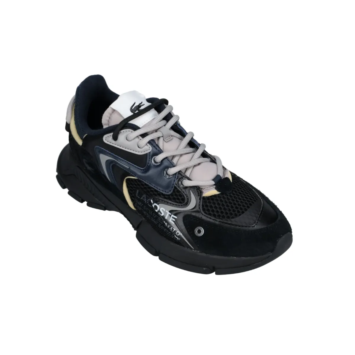 non - perforated - upper shoes Extreme Running LACOSTE 7-45SMA0001NB0 L003 NEO 123 MN'S (Medium) Navy/Black Synthetic Running Shoes
