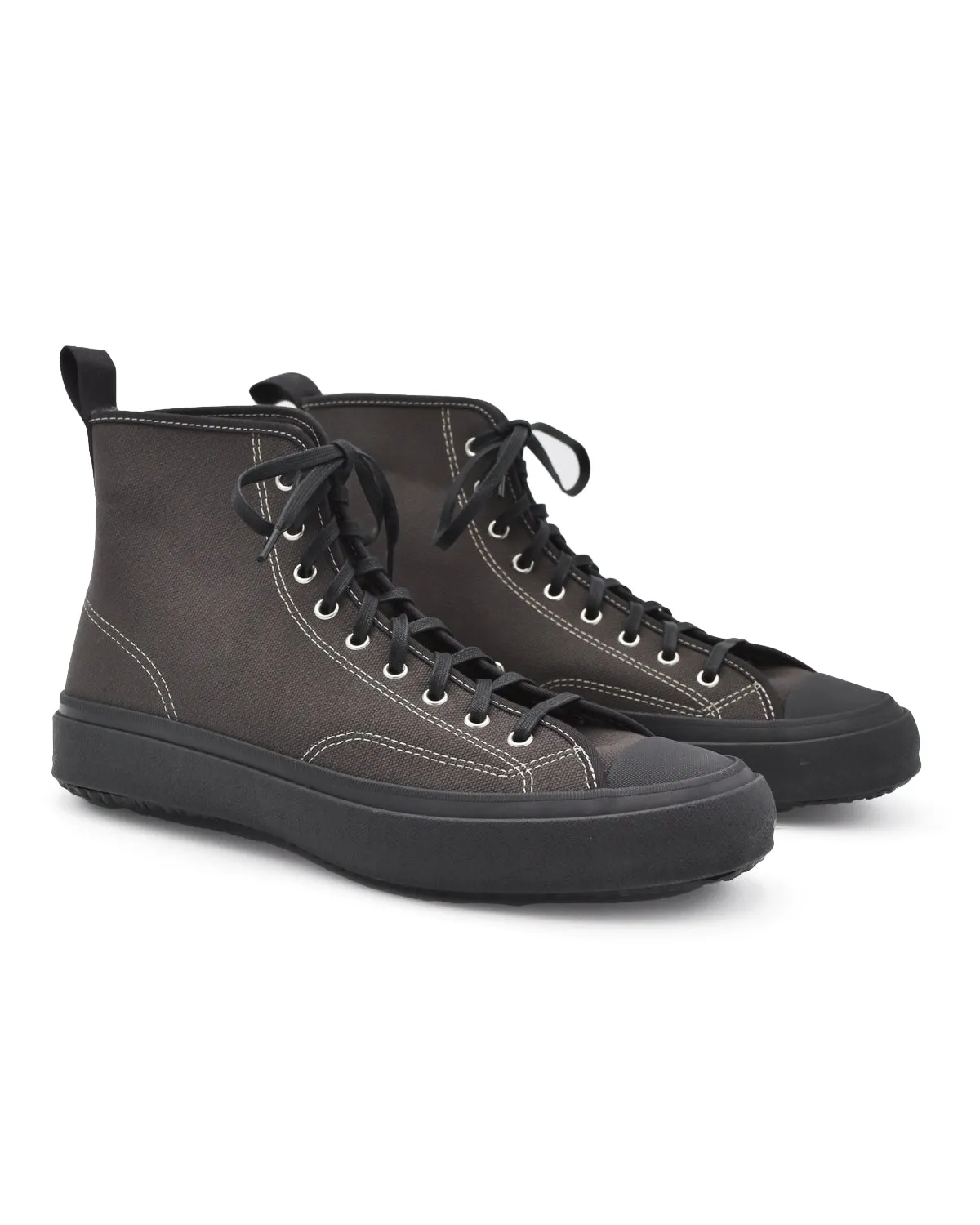 Moonstar Hi Basket Canvas Sneaker in Charcoal Rapid pace Breath Fresh
