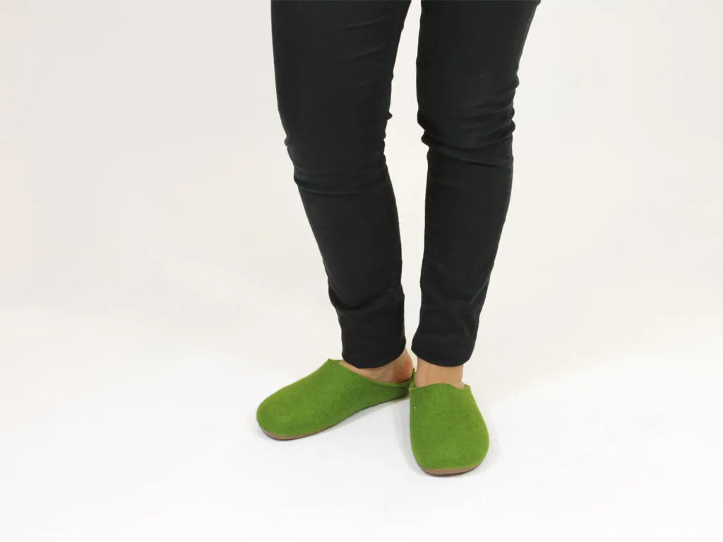 Chill Step Sandals Effortless Foot Step Haflinger Slippers Everest Fundus Green