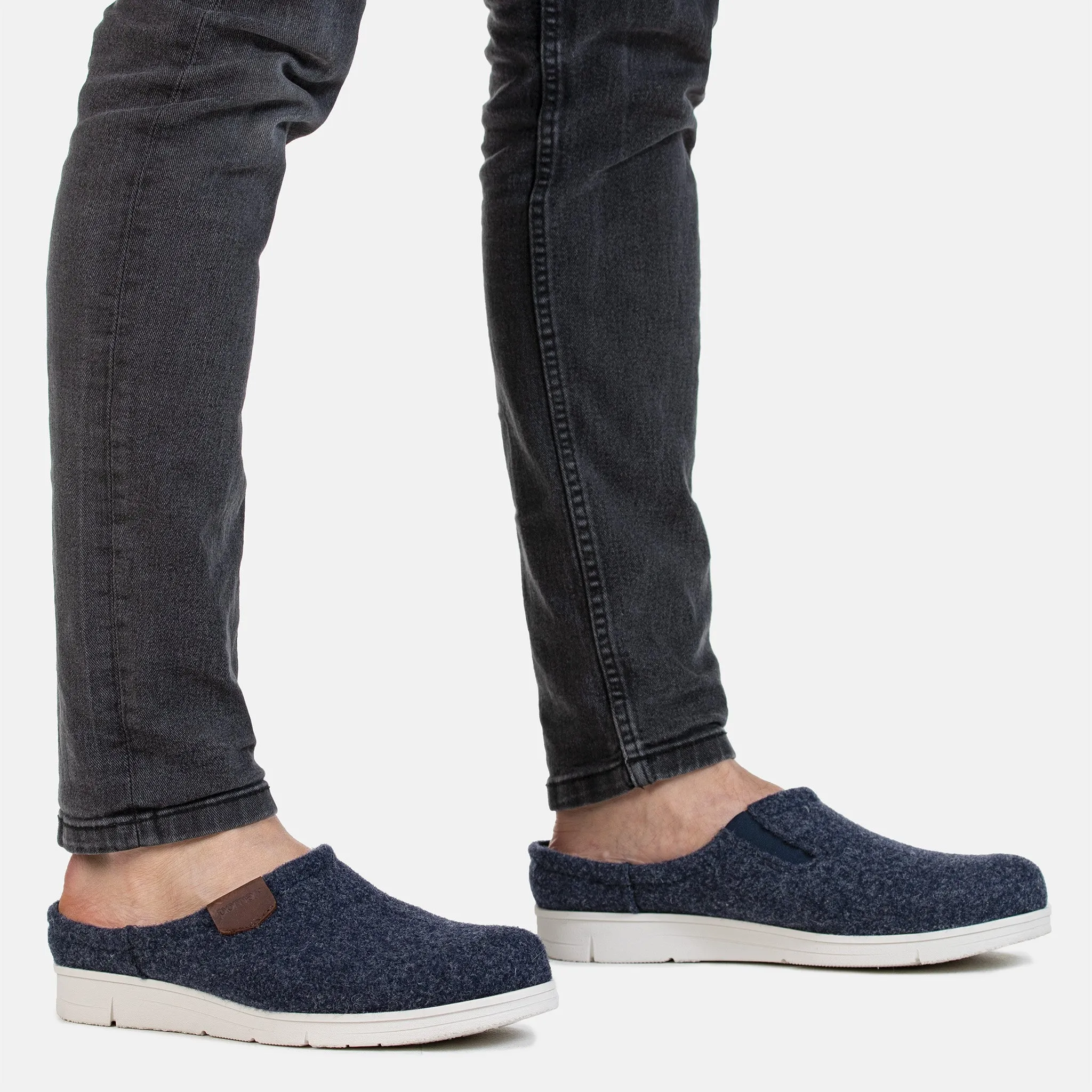 Comfortable elasticity K?LI Men's DYNERGY? felt slippers