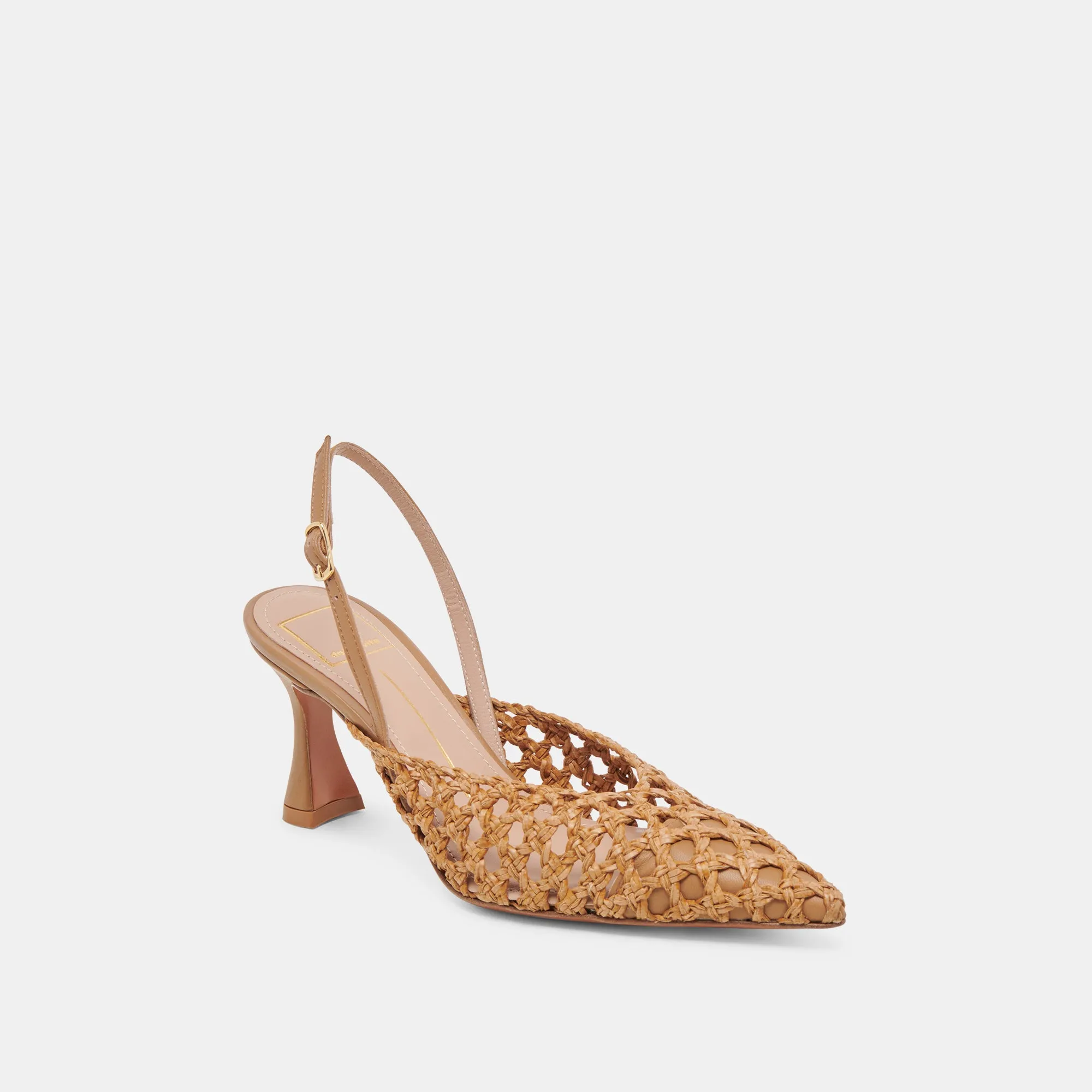 GLORIA HEELS NATURAL WOVEN Heels for Spring