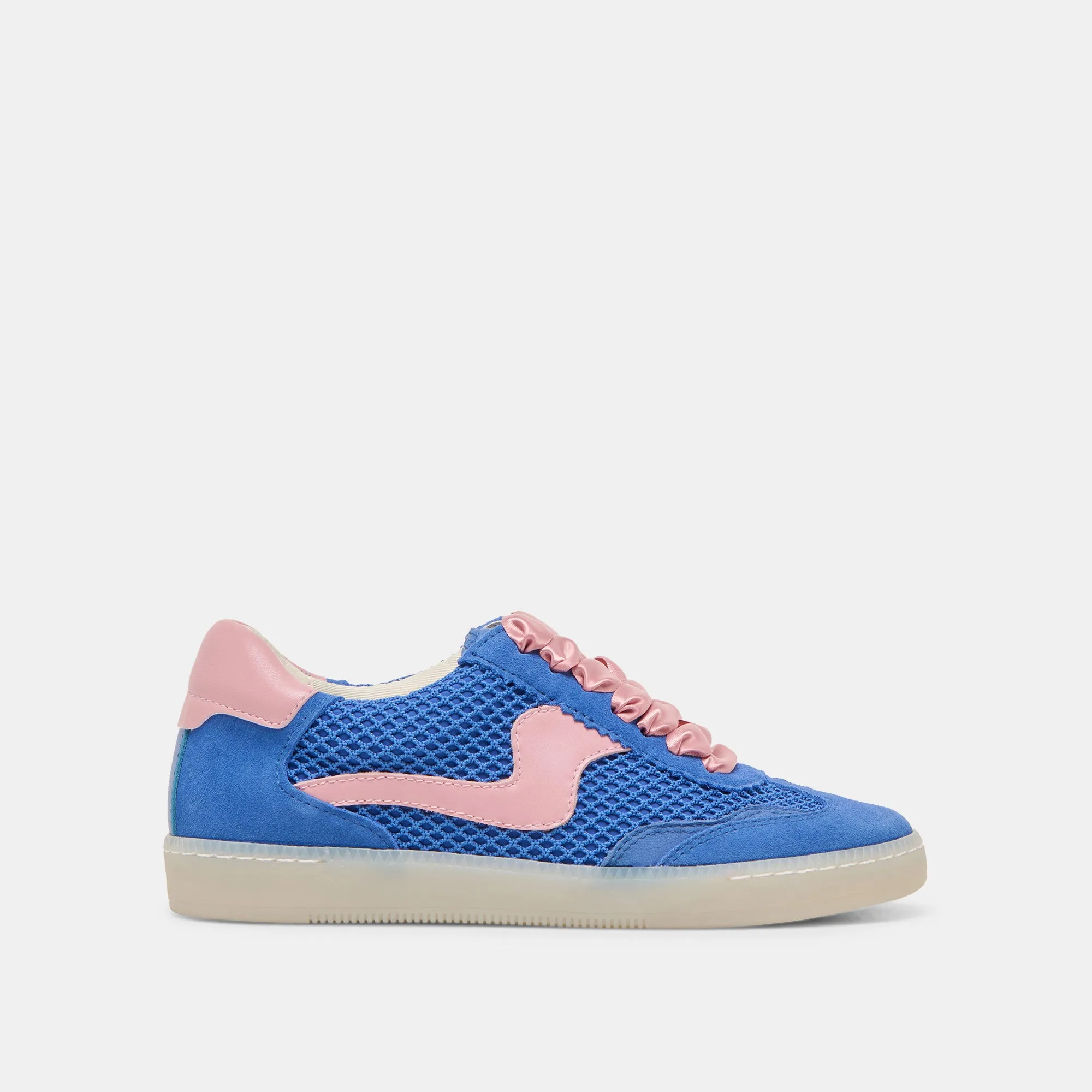 Vibrant Style NOTICE MESH SNEAKERS ROYAL BLUE WOVEN MESH