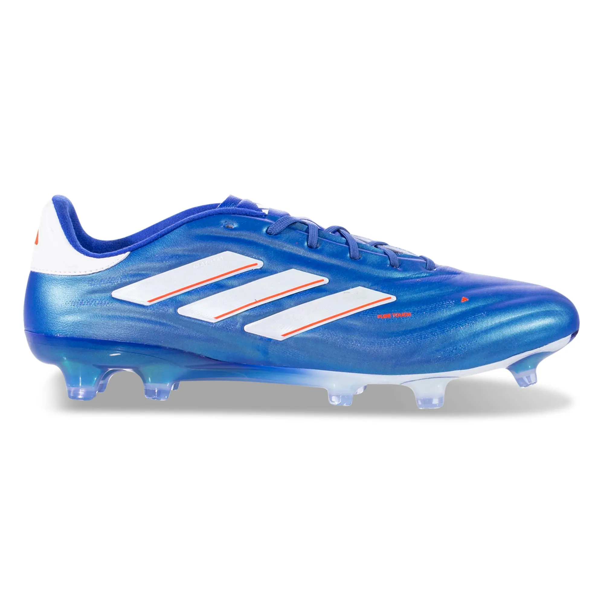 adidas Copa Pure II.1 Firm Ground Soccer Cleats (Lucid Blue/White) Play Ready