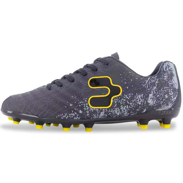 Clean Surface Charly Hotcross 2.0 Firm Ground Soccer Cleats (Black/Gold)