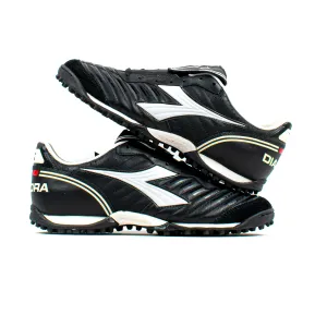 Diadora Scudetto  LT Black Turf Printed Reliable Traction