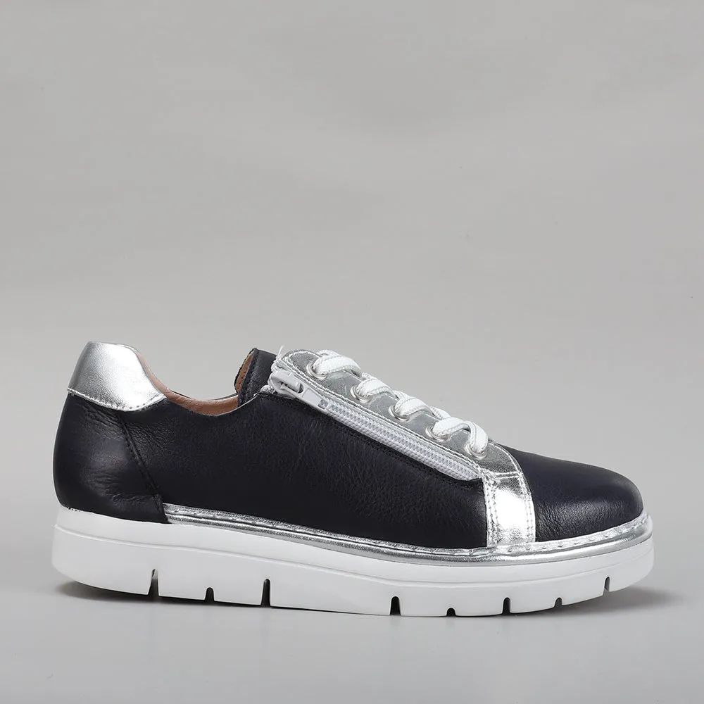 Sportswear hikers - specific features LE SANSA BEAGLE NAVY SILVER