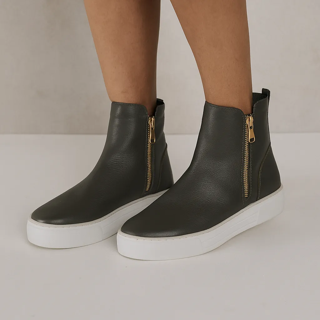 DJANGO & JULIETTE FULCAST OLIVE Premium Leather