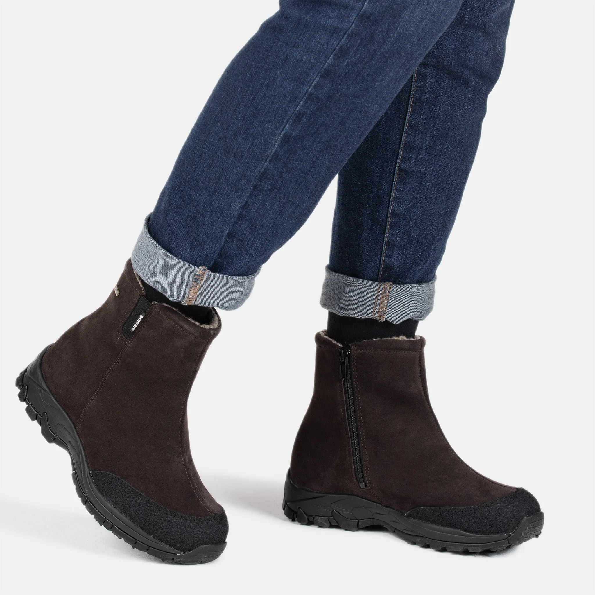 ALPPI Women's GORE-TEX spike winter boots Lightweight Comfort Mid Rise