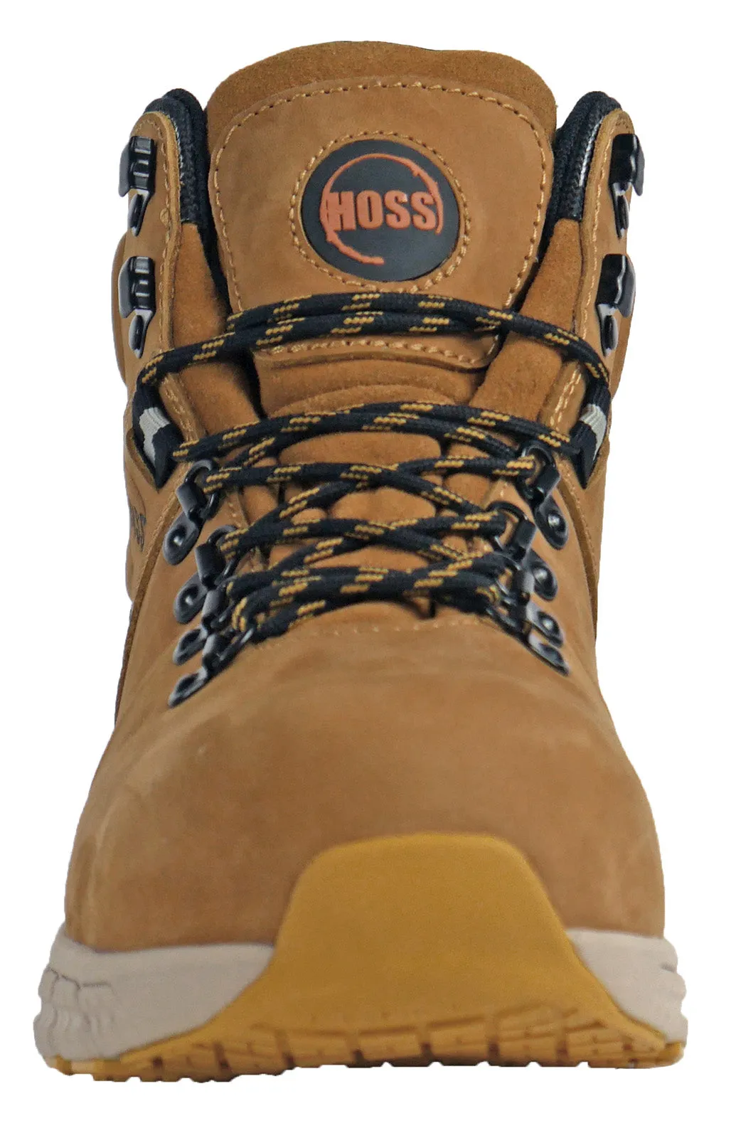Hoss Ticker Composite Toe Waterproof 60877 Mens Brown Wide Nubuck Work Boots Work Approved Indoor Use