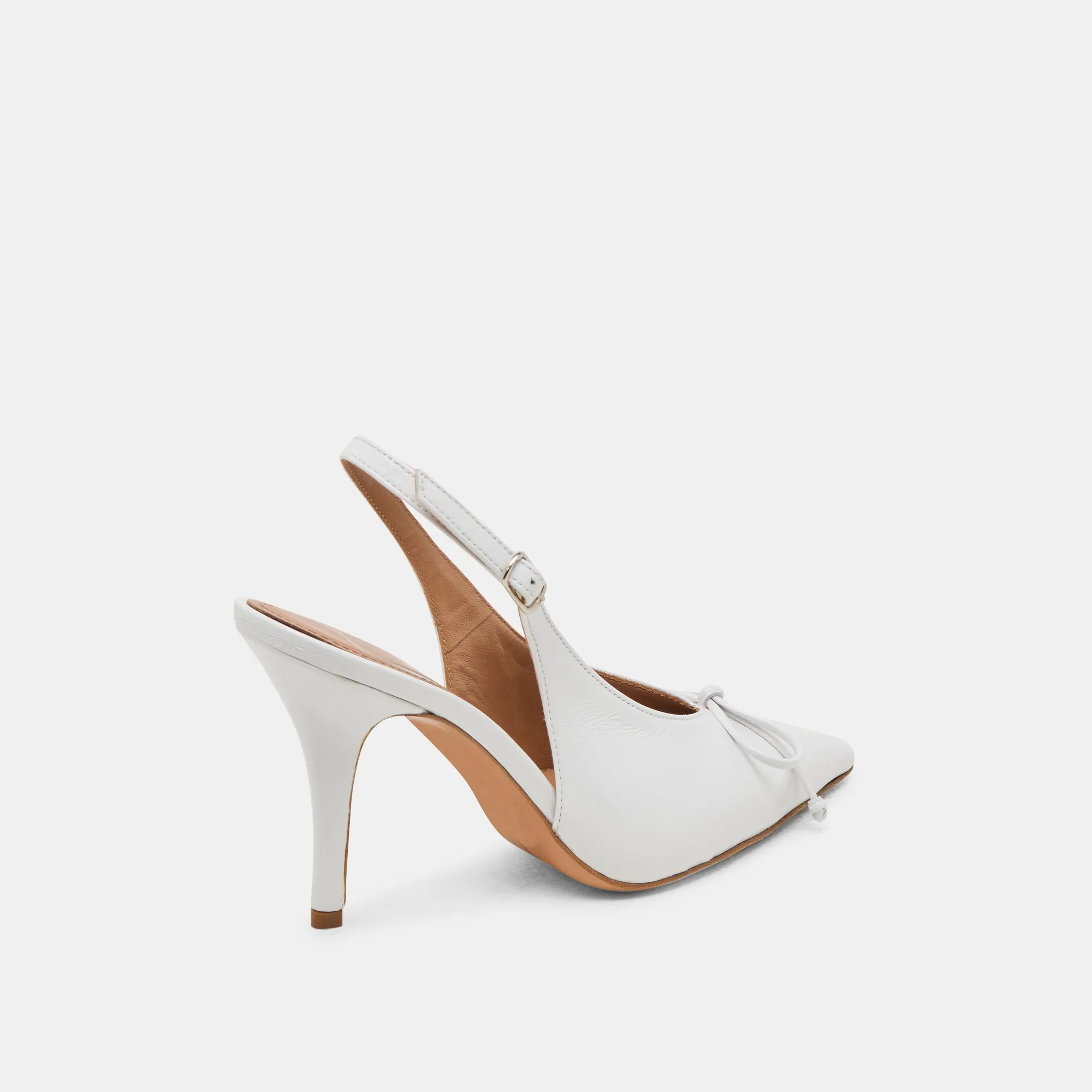 GEENA HEELS WHITE LEATHER Gold High Heeled Sandals Strappy Sandals