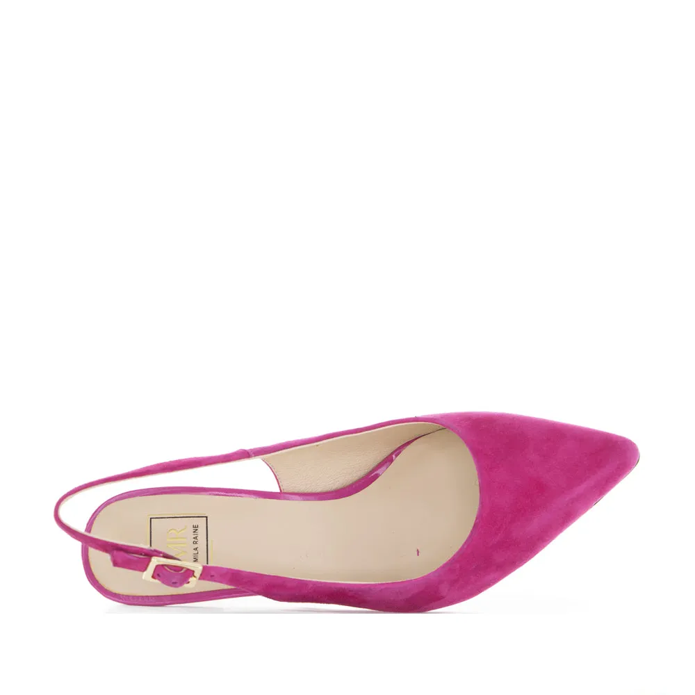 MILA RAINE ZOPA FUCHSIA Heels for Spring Strappy Heeled Sandals
