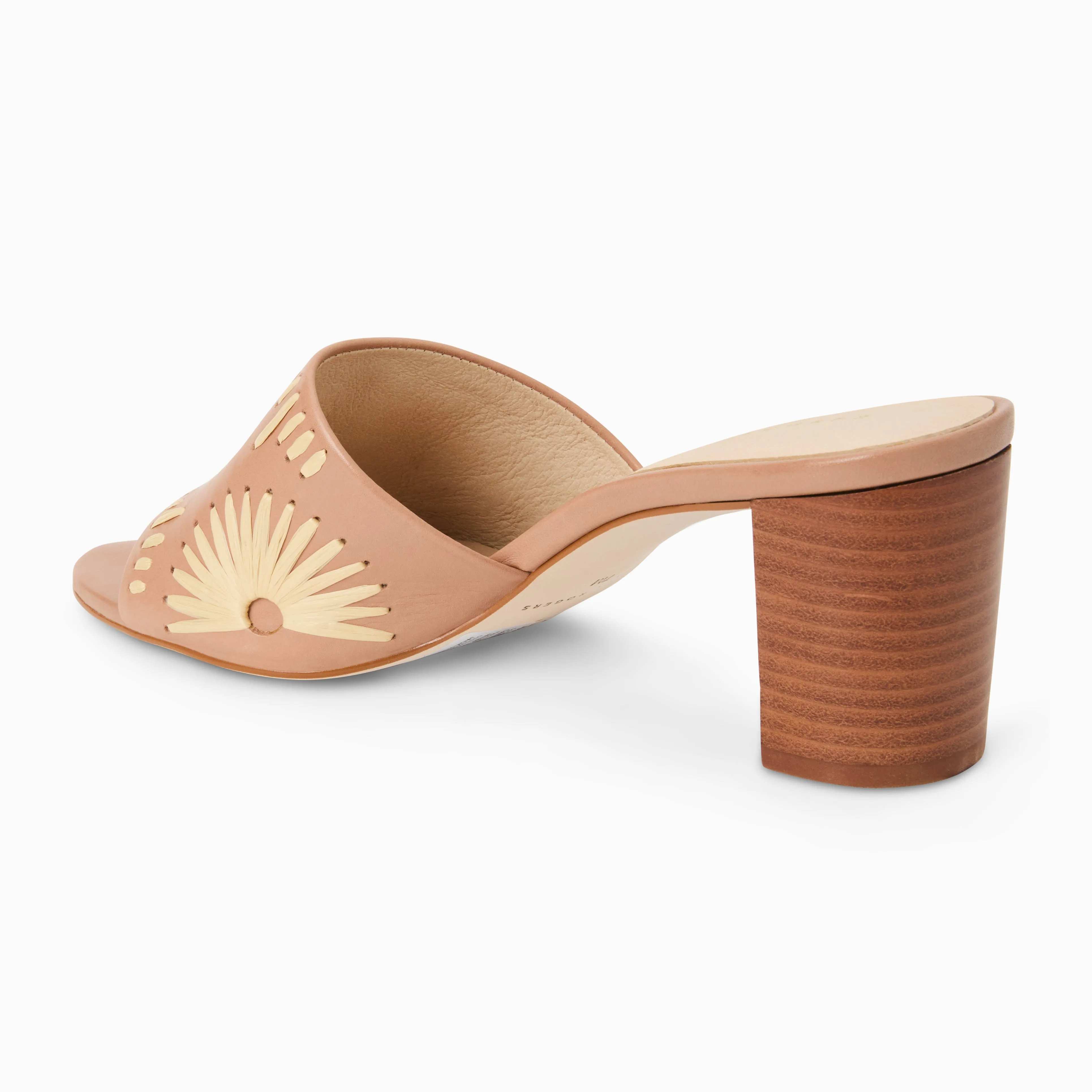 Weekend Casual Versatile Susie Leather Sandal Heel