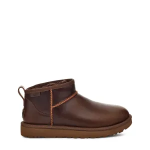 UGG Mens Classic Ultra Mini Leather Regenerate zipper brand - name