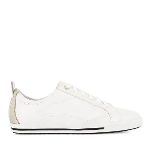 Refined chic Reliable flair ASHER - WHITE/GOLD LEATHER