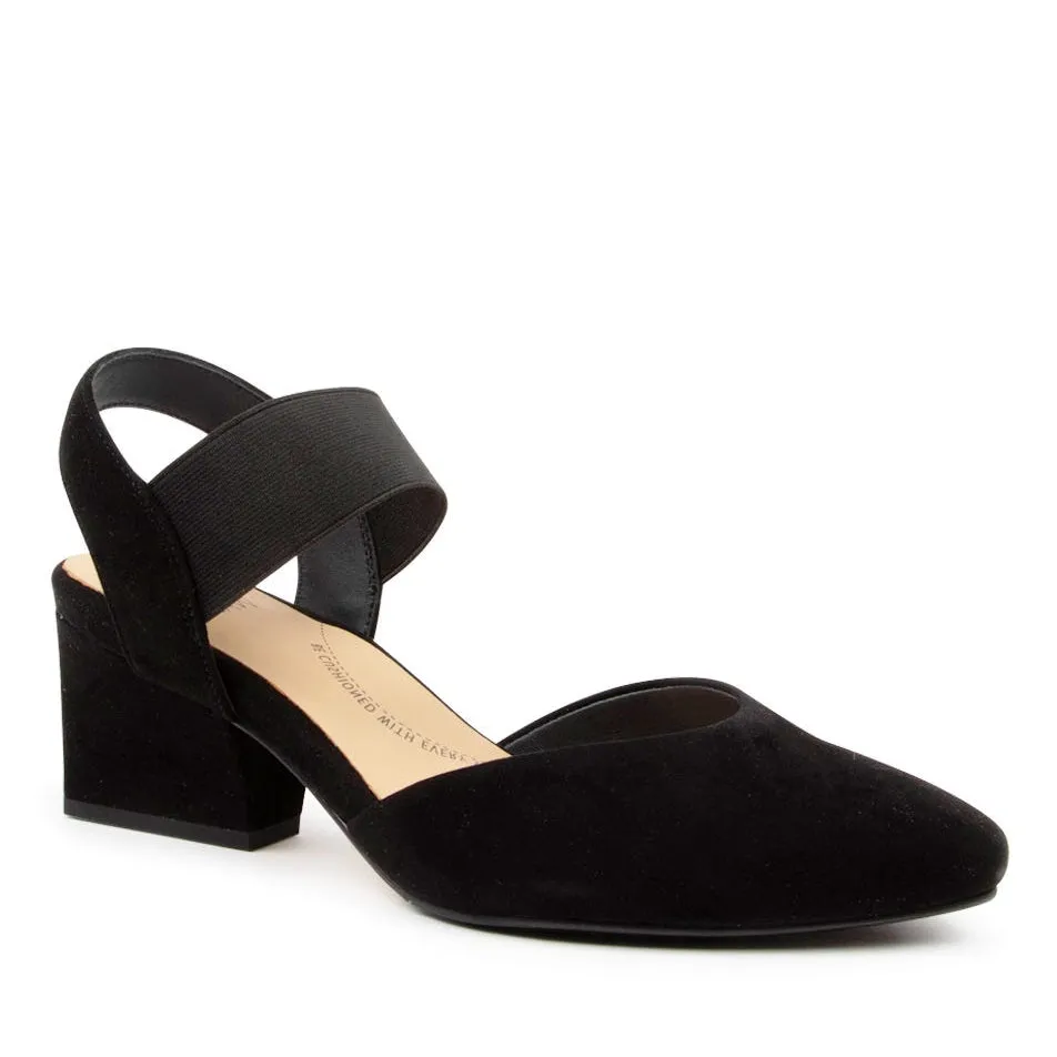 Seasonal High Heels Glam Heels for Night Out ZIERA VARE BLACK SUEDE