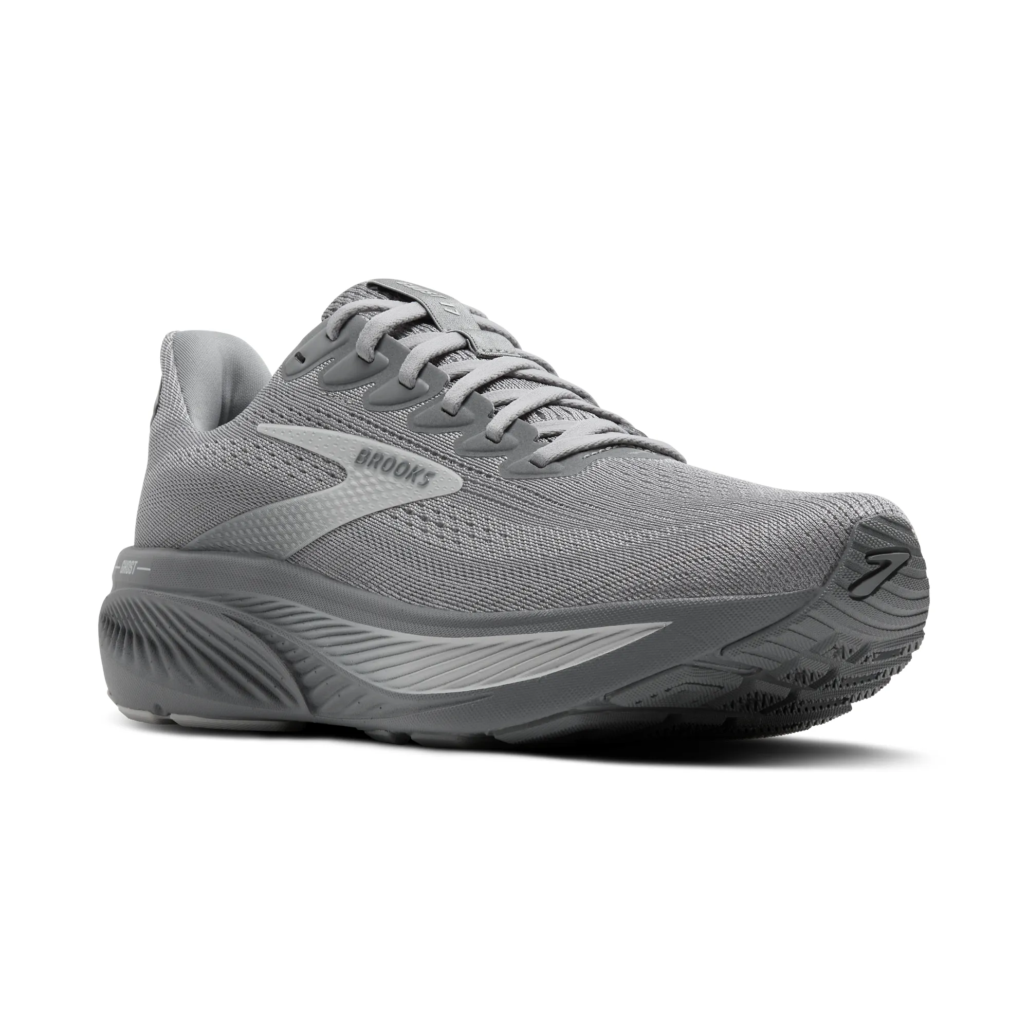 Men's Ghost 17 running in a soccer field area shoes