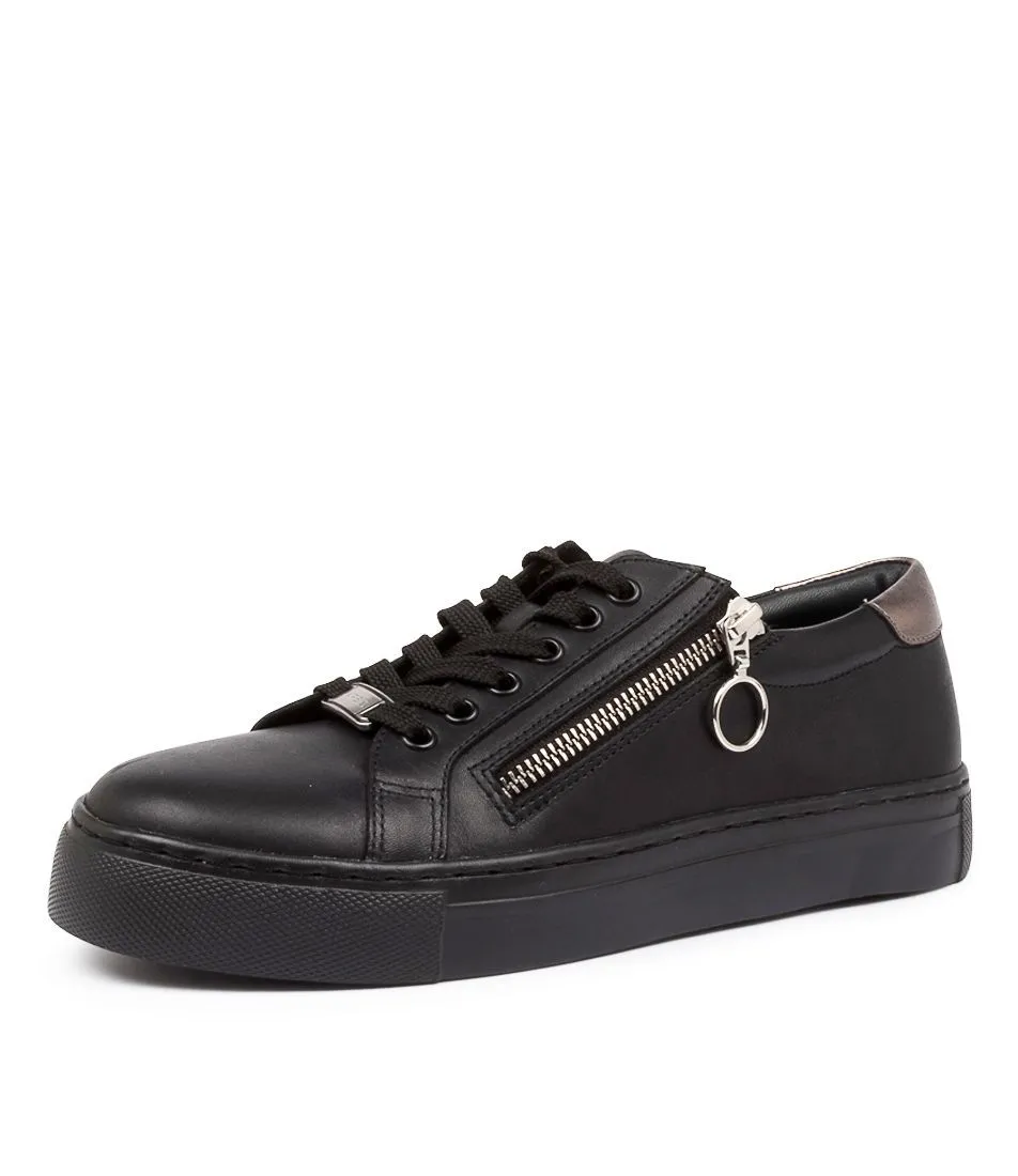 Hot Day Comfort Platform ZIERA PAMELA BLACK/PEWTER