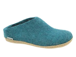 Comfort Inserts Fashionable Glerups Slippers open heel Petrol
