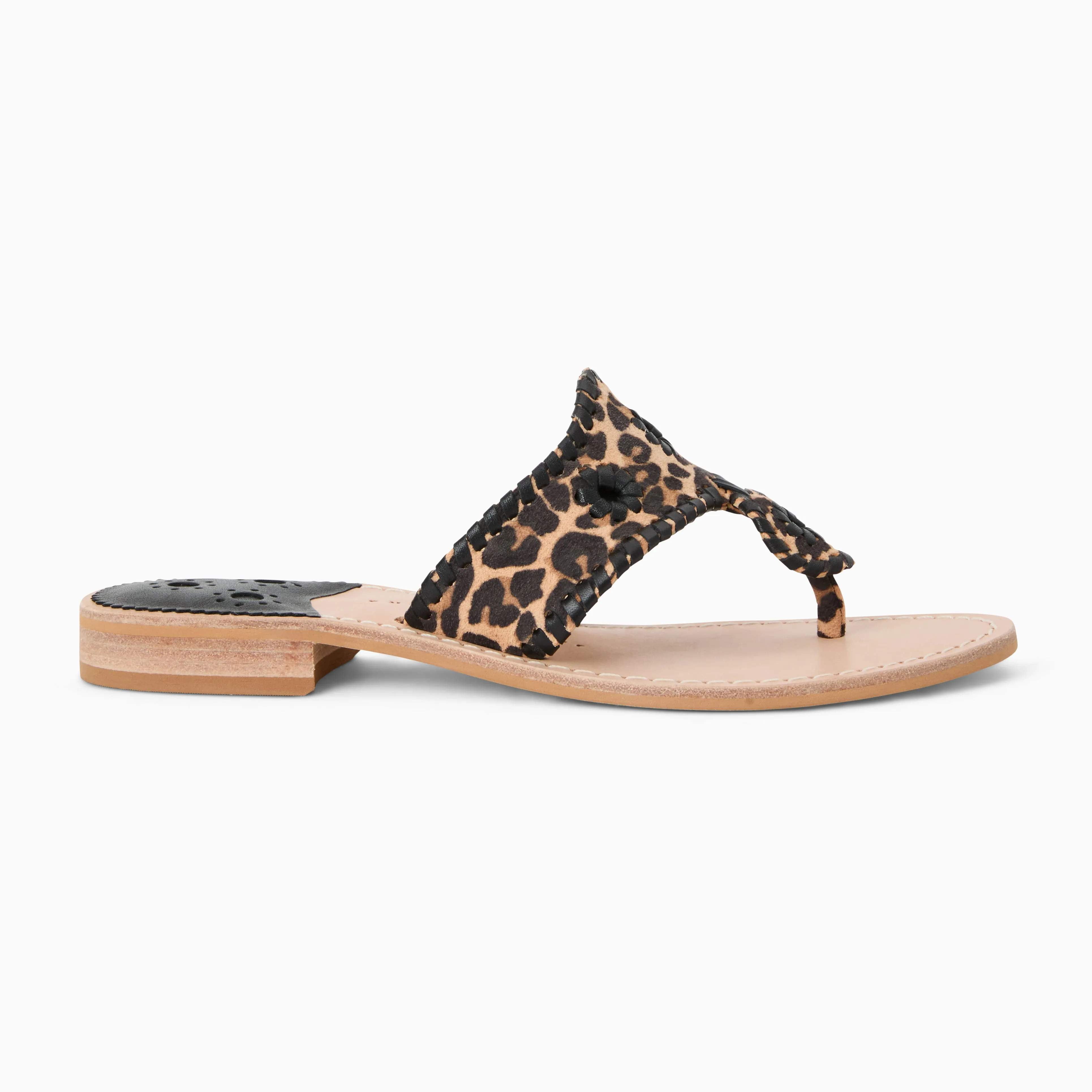 Sky View Jacks Leather Flat Sandal