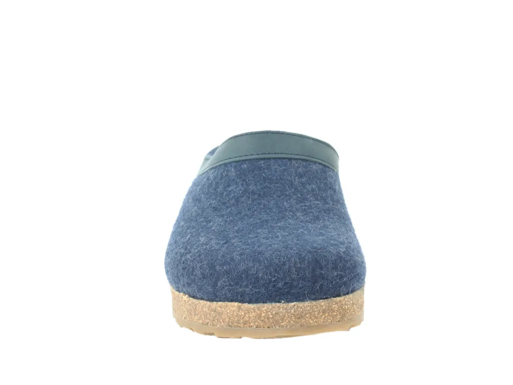 Haflinger Clogs Grizzly Torben Jeans Blue Calm Tone Camera Look
